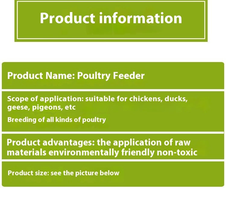 Why the Breeding Supplies Chicken And Duck Feeder is a Must-Have for Every Poultry Owner